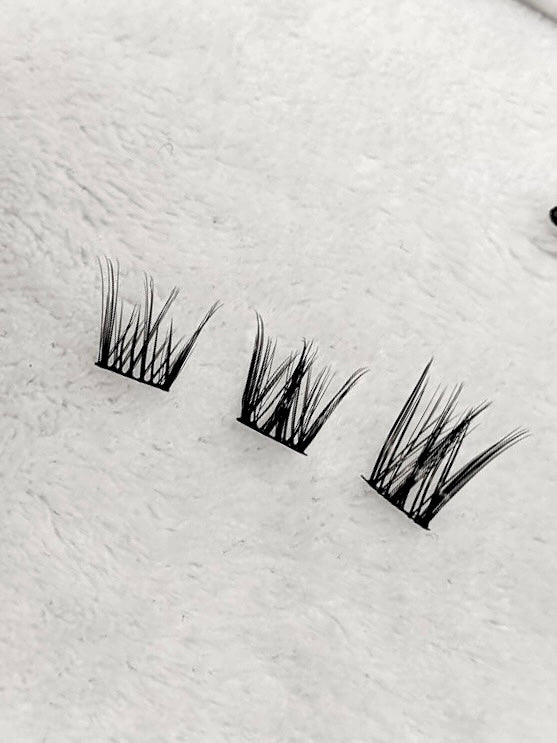 3 longueurs d'extensions de cils KHY